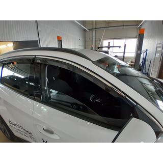 Vindavvisare med kromlist Niken Luxury (4 st) Hyundai Tucson NX4 2021– foto 1