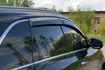 Kia Sorento III UM 2014–2020 Vindavvisare med kromlist Niken Luxury (4 st) foto 3