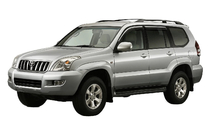 Toyota Land Cruiser Prado 120 2002–2009 Vindavvisare med kromlist Niken Luxury (4 st) foto 1