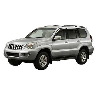 Vindavvisare med kromlist Niken Luxury (4 st) Toyota Land Cruiser Prado 120 2002–2009 foto 1