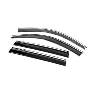 Vindavvisare med kromlist Niken Luxury (4 st) Toyota Land Cruiser Prado 120 2002–2009 foto 3