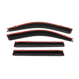 Vindavvisare med kromlist Niken Luxury (4 st) Toyota Land Cruiser Prado 120 2002–2009 foto 4