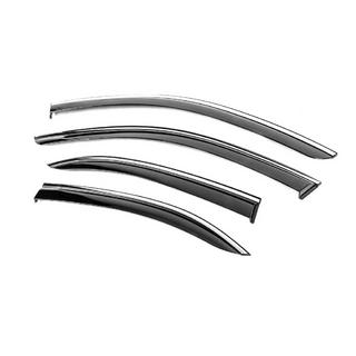 Vindavvisare med kromlist Niken Luxury (SD, 4 st) Mercedes C-klass W204 2007–2015 foto 2