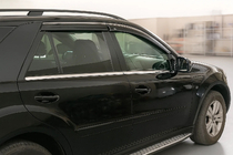 Mercedes ML W164 2005–2011 Vindavvisare med kromlist Niken Luxury (4 st) foto 3