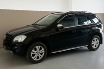 Mercedes ML W164 2005–2011 Vindavvisare med kromlist Niken Luxury (4 st) foto 4