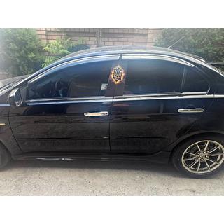 Vindavvisare med kromlist Niken Luxury (4 st) Mitsubishi Lancer X 2008– foto 1