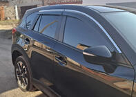 Mazda CX-5 2012–2017 Vindavvisare med kromlist Niken Luxury (4 st) foto 2