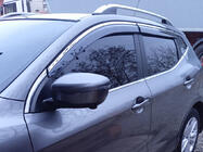 Nissan Qashqai 2014–2021 Vindavvisare med kromlist Niken Luxury (4 st) foto 1
