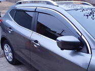 Nissan Qashqai 2014–2021 Vindavvisare med kromlist Niken Luxury (4 st) foto 3