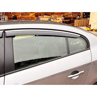 Vindavvisare med kromlist Niken Luxury (4 st) Renault Fluence 2009–2016 foto 4