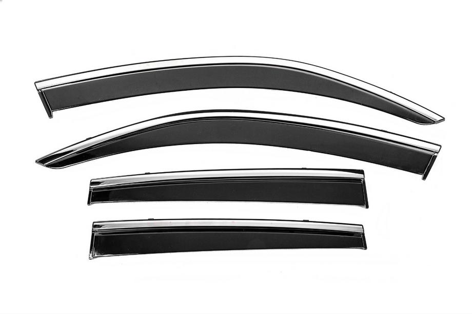 Subaru Forester 2013–2018 Vindavvisare med kromlist Niken Luxury (4 st) Image