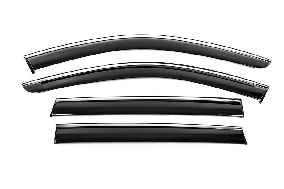 Subaru Outback 2009–2014 Vindavvisare med kromlist Niken Luxury (4 st) Image