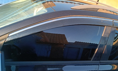 Skoda Octavia III A7 2013–2019 Vindavvisare med kromlist Niken Luxury (SW, 4 st) foto 4