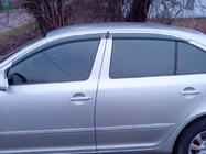 Skoda Octavia II A5 2010–2013 Vindavvisare med kromlist Niken Luxury (SD, 4 st) foto 2