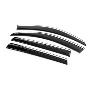 Vindavvisare med kromlist Niken Luxury (4 st, Long) Toyota Rav 4 2006–2013 foto 2