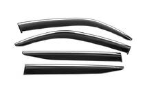 Toyota Land Cruiser 300 2021– Vindavvisare med kromlist Niken Luxury (4 st) foto 1