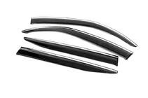 Toyota Land Cruiser 300 2021– Vindavvisare med kromlist Niken Luxury (4 st) foto 2