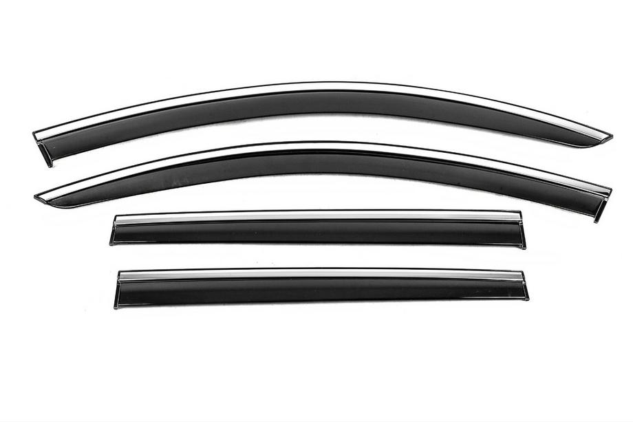 Volkswagen Passat B6 2006–2012 Vindavvisare med kromlist Niken Luxury (SW, 4 st) Image