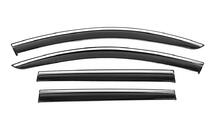 Volkswagen Passat B7 2012–2015 Vindavvisare med kromlist Niken Luxury (SW, 4 st) foto 1