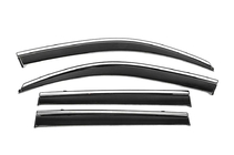 Toyota Land Cruiser Prado 150 2009–2023 Vindavvisare med krom Niken Luxury (4 st.) foto 2