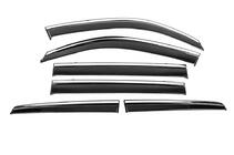 Lexus LX570/450d 2008–2022 Vindavvisare för sidorutor med kromlist Niken Luxury (2008-2015, 6 st) foto 2
