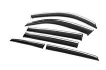 Lexus LX570/450d 2008–2022 Vindavvisare för sidorutor med kromlist Niken Luxury (2008-2015, 6 st) foto 4