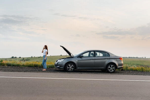 Vad gör du om bilen stannar mitt på vägen?