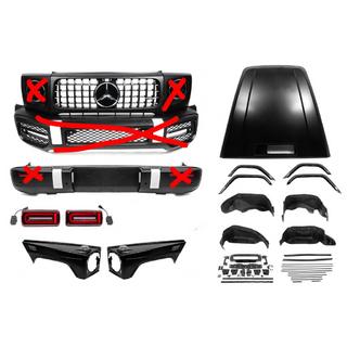 Faceliftkit till G63 AMG 2018 (ej komplett kit) Mercedes G сlass W463 1990–2018 foto 1