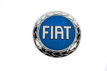 Fiat Old-emblem (blå, självhäftande) foto 1