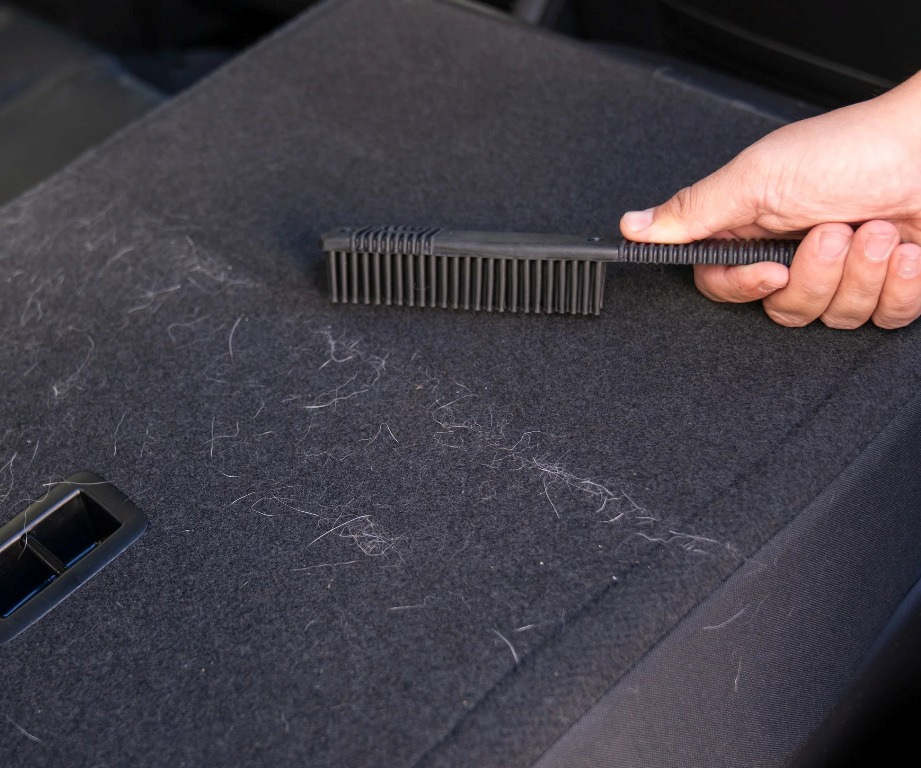 Tips för att få bort djurhår i bilen