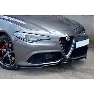 Främre läppspoiler DPT (2016-2019, blank svart) Alfa Romeo Giulia 2016–2022