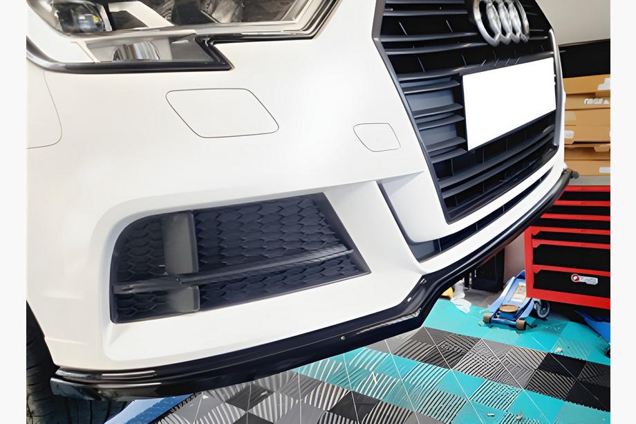 Audi A3 2012–2020 Främre lipspoiler DPT V-2 (glanssvart) Image