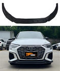 Audi A3 2020– Frontlip spoiler DPT V-1 (svart högblank) foto 1