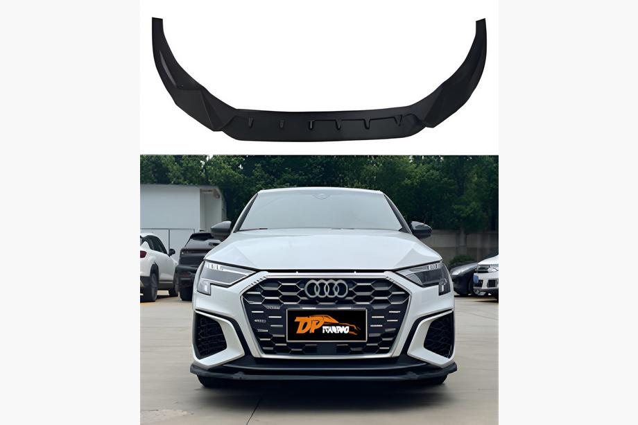 Audi A3 2020– Frontlip spoiler DPT V-1 (svart högblank) Image