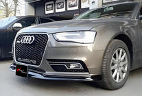 Audi A4 B8 2007–2015 Främre läppspoiler DPT (2011-2015, för lackering) foto 1
