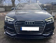 Audi A4 B9 2015–2024 Främre läppspoiler DPT V-1 (för S-Line, 2015-2019, högglans svart) foto 4