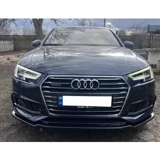Främre läppspoiler DPT V-1 (för S-Line, 2015-2019, högglans svart) foto 4