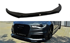 Audi A5 2007–2015 Främre lipspoiler DPT (för S-Line, 2011-2015, svart högglans) foto 4