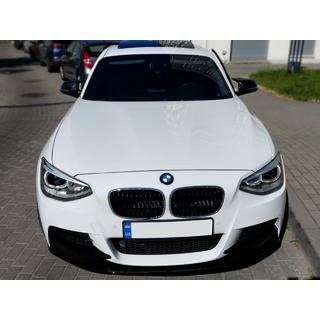 Frontläpp splitter DPT V-1 (för M Performance, blanksvart, 2 st)