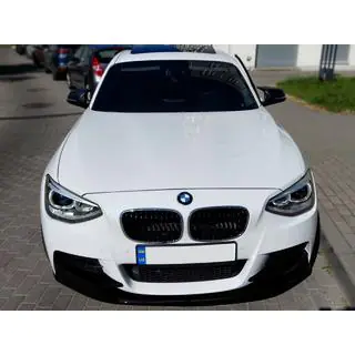 Frontläpp splitter DPT V-1 (för M Performance, blanksvart, 2 st)