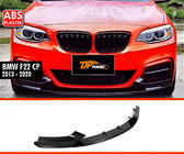 BMW 2-serien F22/F23 2014–2021 DPT V-1 frontläpp (för M Performance, högglanssvart) foto 1