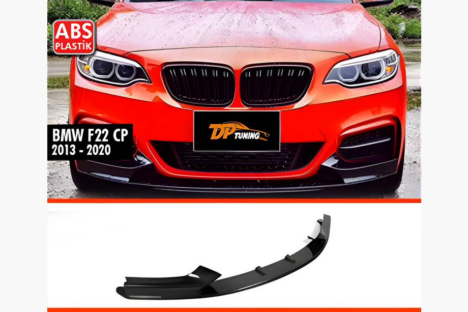 BMW 2-serien F22/F23 2014–2021 DPT V-1 frontläpp (för M Performance, högglanssvart) Image