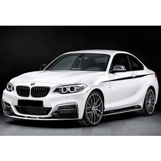 Främre lipspoiler DPT V-2 (för M Performance, blank svart) BMW 2-serien F22/F23 2014–2021 foto 1