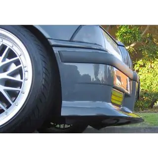 DPT främre frontlip splitter (för M3, blanksvart) foto 2