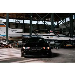 Frontlipspoiler DPT V-2 (för M Sport, högblank svart) foto 4
