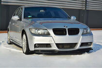 BMW 3-serie E90/E91 2005–2011 Främre läpp DPT (för E90 M-Sport 2005-2008, svart blank) foto 3
