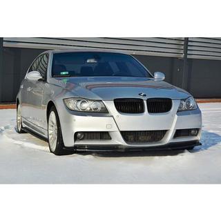 Främre läpp DPT (för E90 M-Sport 2005-2008, svart blank) foto 3