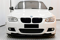 BMW 3-serien E92/E93 2006–2013 DPT främre frontlip (för M-Sport 2010-2013, blank svart) foto 1