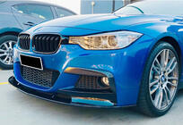 BMW 3-serien F30/F31 2012–2019 DPT främre läppspoiler (för M Performance, svart högglans) foto 3