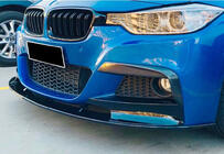 BMW 3-serien F30/F31 2012–2019 DPT främre läppspoiler (för M Performance, svart högglans) foto 1